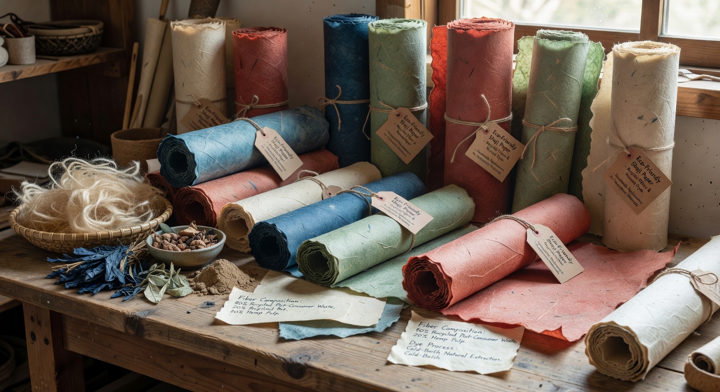 Eco-friendly and natural Washi paper options