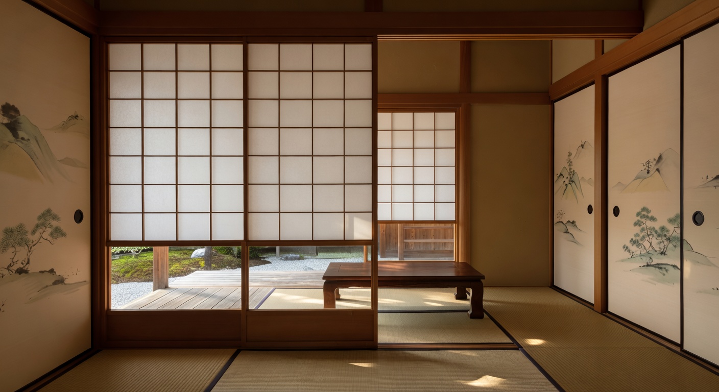 Finished shoji panel with new paper