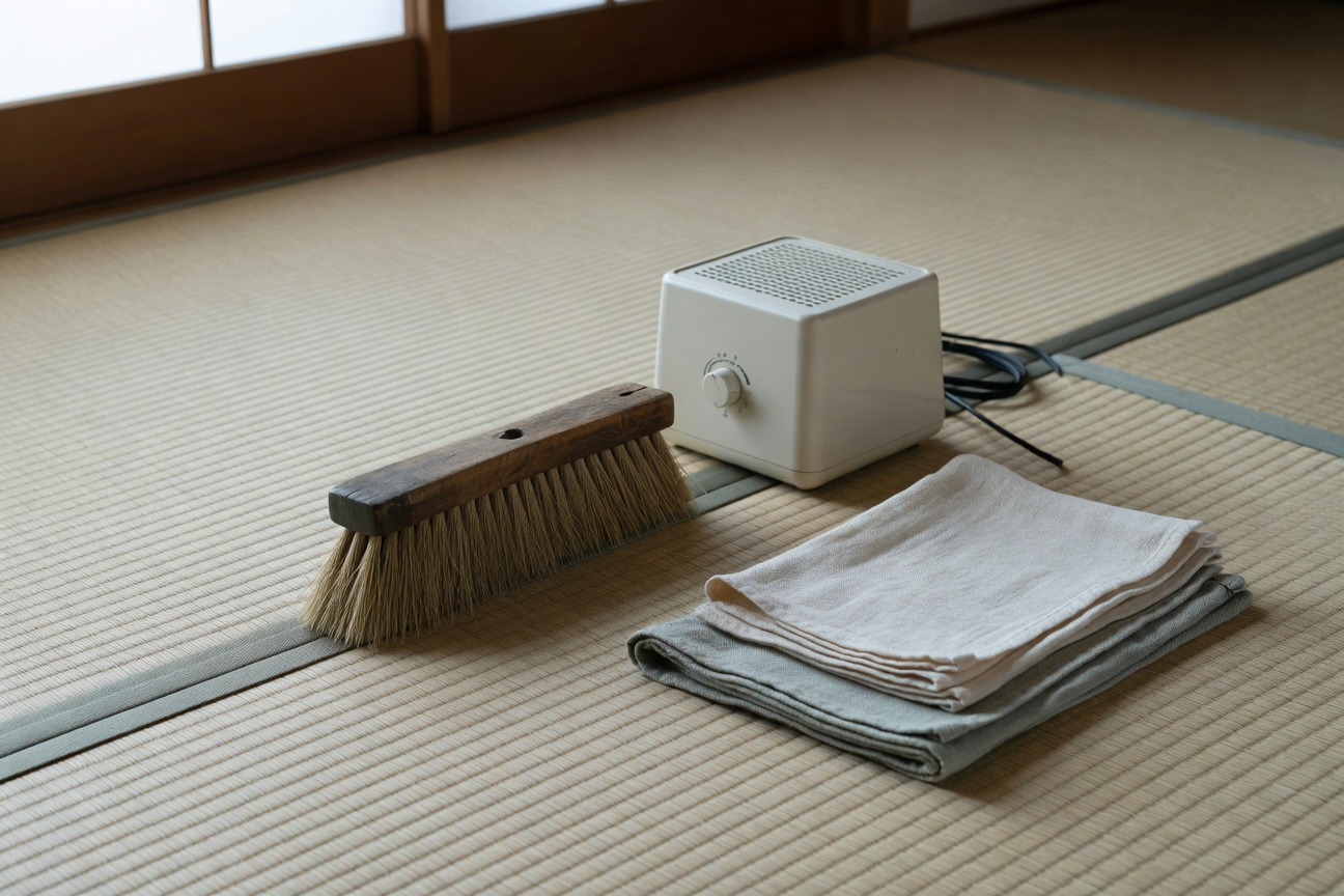 Traditional tools used in tatami and shoji maintenance